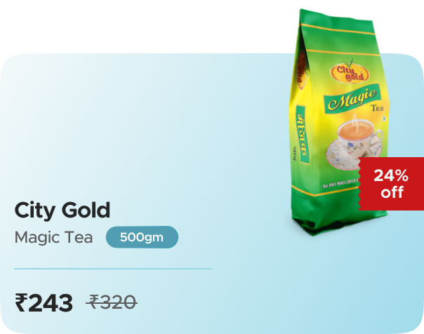 City Gold Tea City Gold Tea — effective ₹243 (was ₹320)